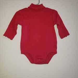 CARTERS LETTUCE TRIM TURTLE NECK BODY SUIT 12 M